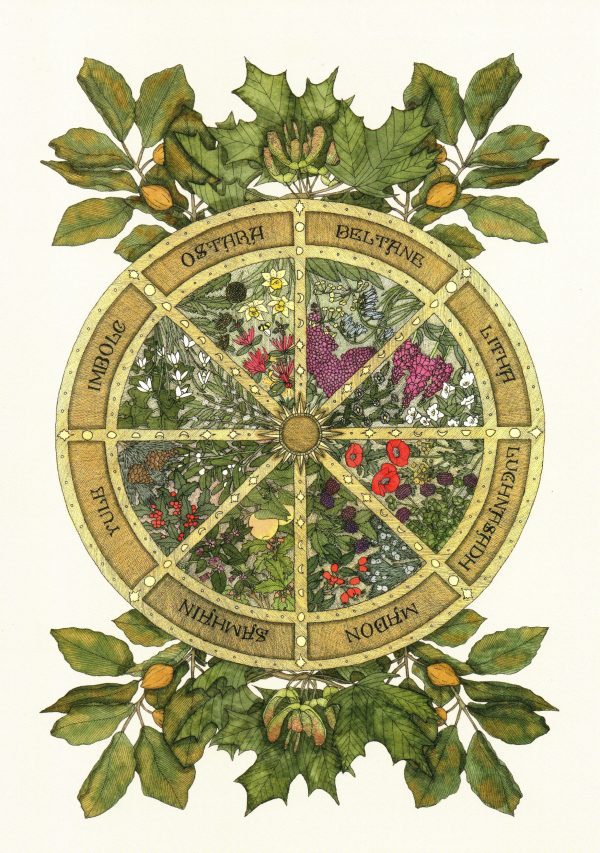 TheWheel Of The Year by Hæslwrid (Haeslwrid.com)